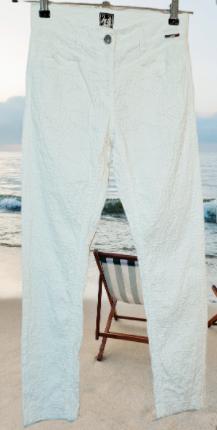 CAPPOPERA🌷  broderie anglaise jeans wit mt S, Kleding | Dames, Verzenden, Wit, Zo goed als nieuw, W28 - W29 (confectie 36)