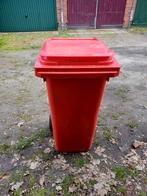 Rode afvalcontainer - 240 liter, Huis en Inrichting, Woonaccessoires | Prullenbakken, Ophalen, Kunststof, Gebruikt, 40 liter of meer