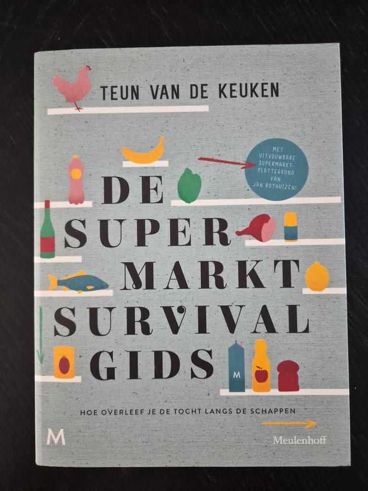 De Supermarkt Survival Gids - Teun van de Keuken, Boeken, Kookboeken, Zo goed als nieuw, Overige typen, Overige gebieden, Gezond koken