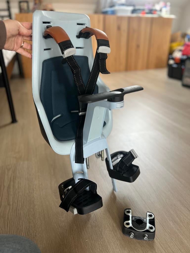 Bobike baby seat exclusive mini denim deluxe - fietsstoeltje, Fietsen en Brommers, Fietsaccessoires | Fietsstoeltjes, Ophalen