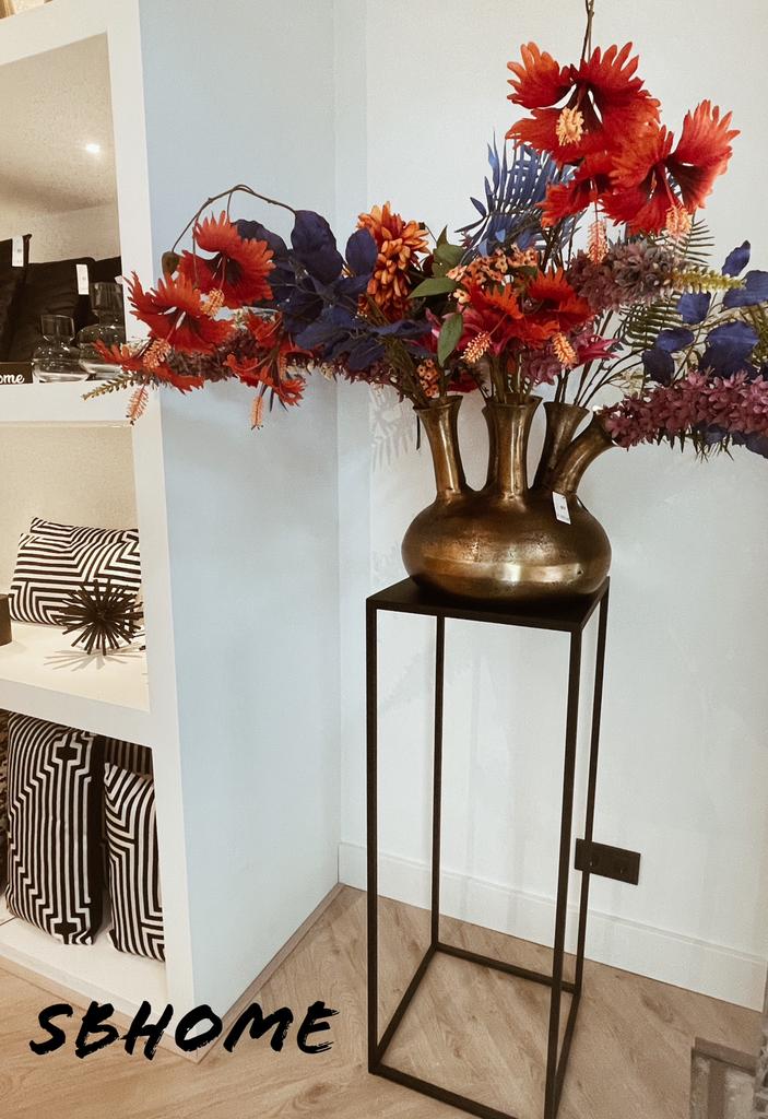 Toetervaas met zijde bloemen, Ophalen of Verzenden, Nieuw