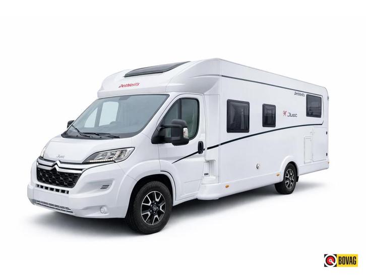 Dethleffs Just90 T7052 EB 2x Airco, Caravans en Kamperen, Campers, Bedrijf, tot en met 4, Half-integraal, Dethleffs, Overige merken