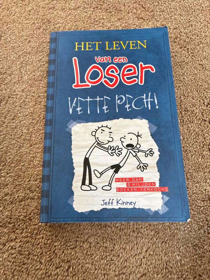 Het leven van een Loser: Vette pech! - Kinderboek, Boeken, Kinderboeken | Jeugd | onder 10 jaar, Zo goed als nieuw, Fictie algemeen