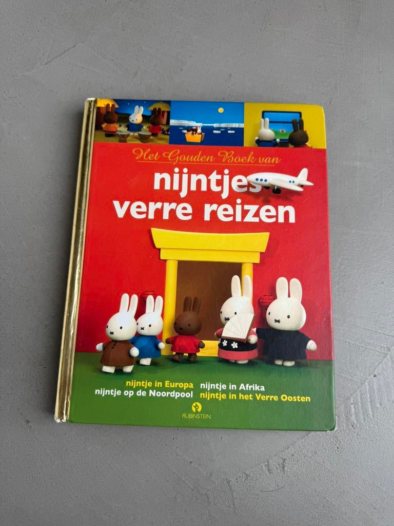 Dick Bruna - Het Gouden Boek van nijntjes verre reizen, Fictie algemeen, Jongen of Meisje, Dick Bruna, Gouden boekje