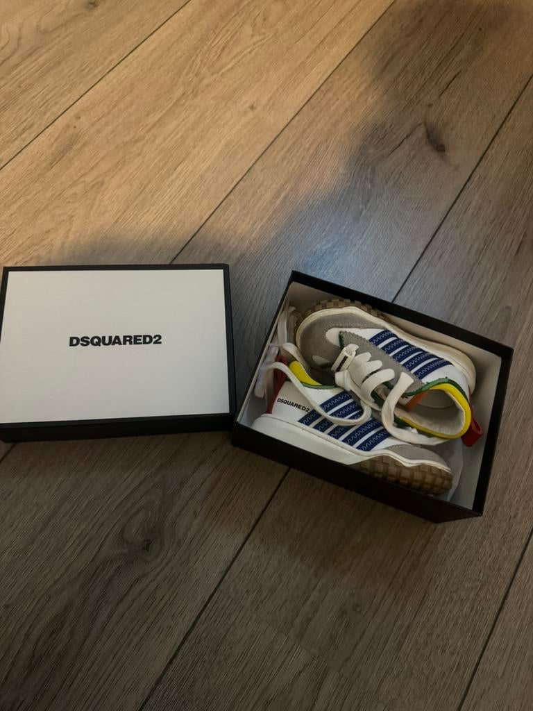 Dsquared sneakers 21, Kleding | Heren, Riemen en Ceinturen, Verzenden, Zo goed als nieuw, Zwart, Minder dan 95 cm