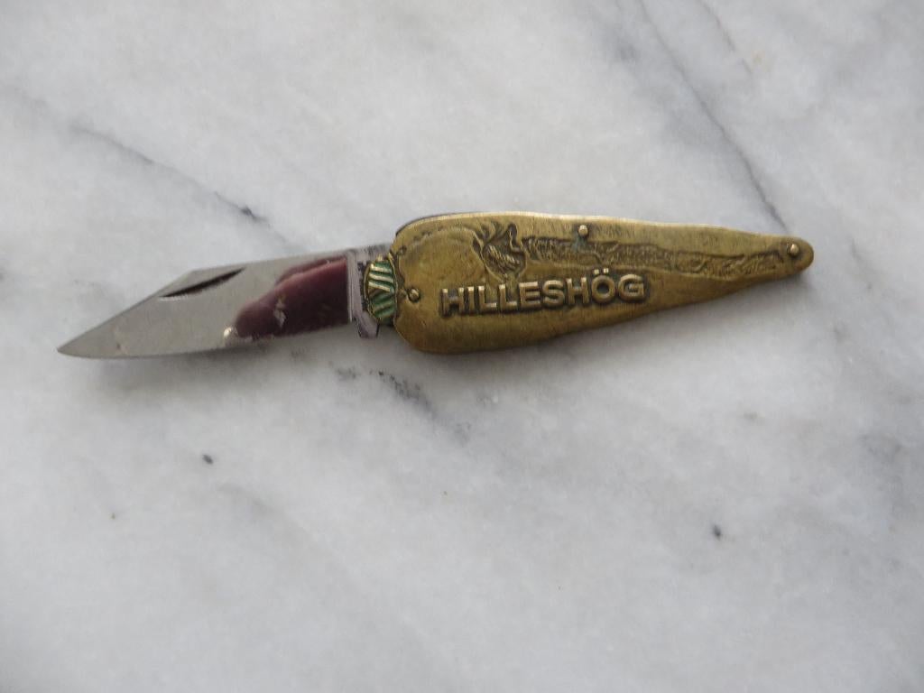 Oud reclame zakmes, suikerbieten Hilleshog Regina, Verzamelen, Ophalen of Verzenden, Gebruikt, Gebruiksvoorwerp