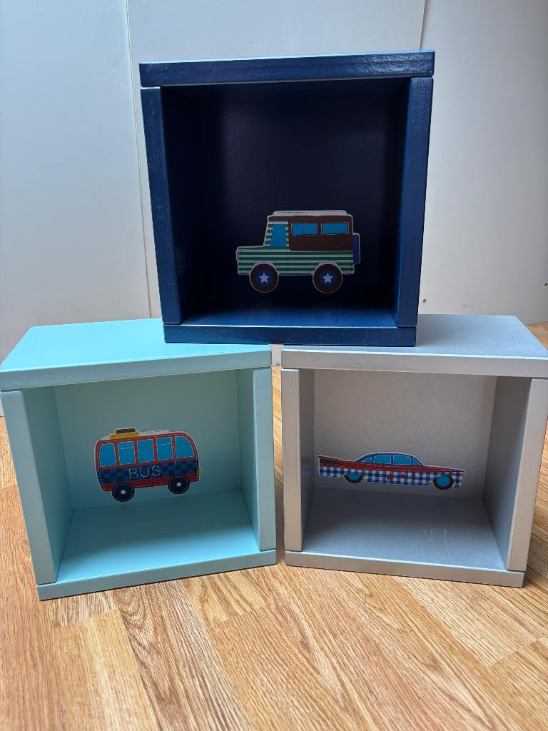 Wandbakjes merk Bopita, Ophalen, Zo goed als nieuw, Wanddecoratie