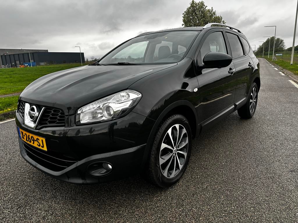 Nissan Qashqai+2 2.0 2WD (7 PERSOONS), Auto's, Euro 5, Stof, 7 stoelen, Zwart