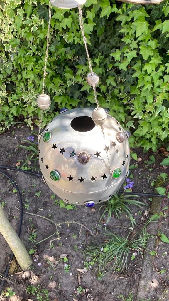 Marokkaanse brass lamp, Ophalen, Zo goed als nieuw