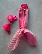 Barbie roze zeemeermin outfit jaren 90 bespeeld, Verzamelen, Poppen, Ophalen of Verzenden, Gebruikt, Kleertjes