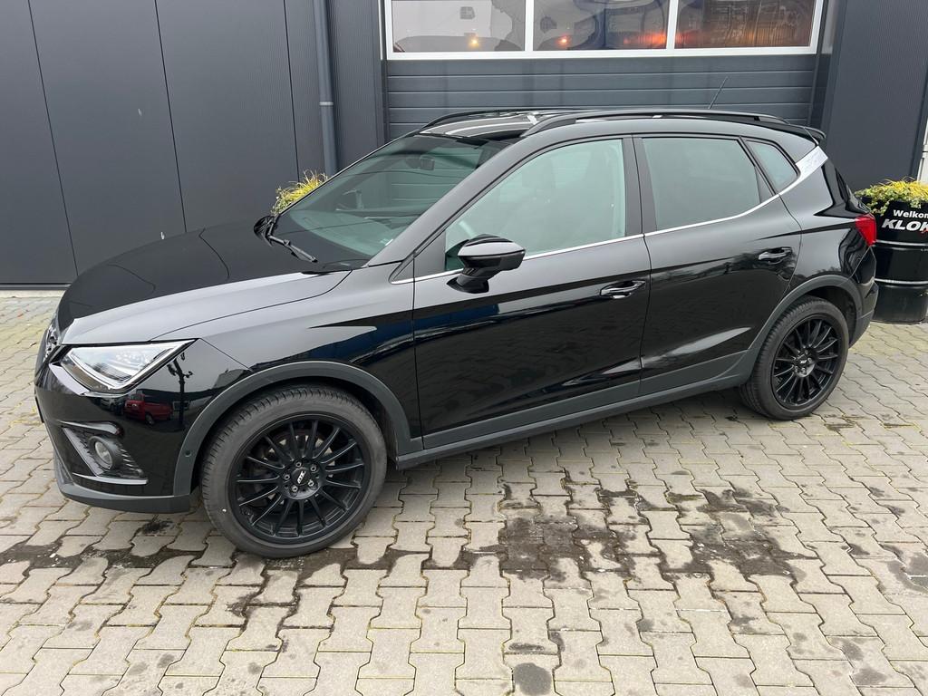 Seat ARONA 1.0 TSI FR Business Intense, Stof, Gebruikt, Adaptive Cruise Control, Zwart