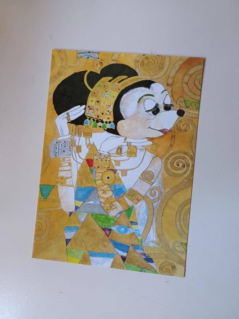 Mickey Mouse ansichtkaart ( nr.2), Ophalen of Verzenden