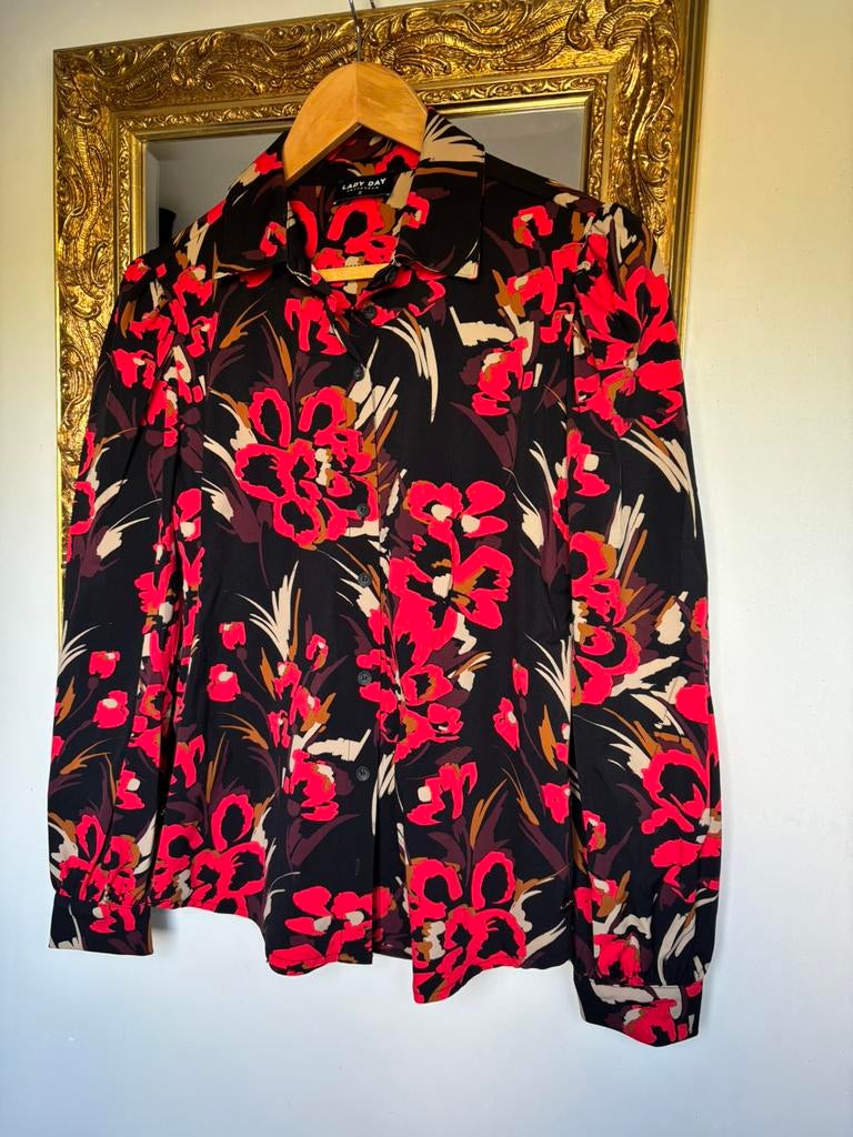 Blouse Lady Day travelstof, Overige kleuren, Nieuw, Ophalen of Verzenden, Lange mouw