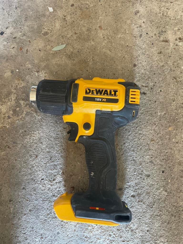 DeWalt DCE530 18V XR Accu Heteluchtpistool Föhn, Ophalen of Verzenden, Gebruikt