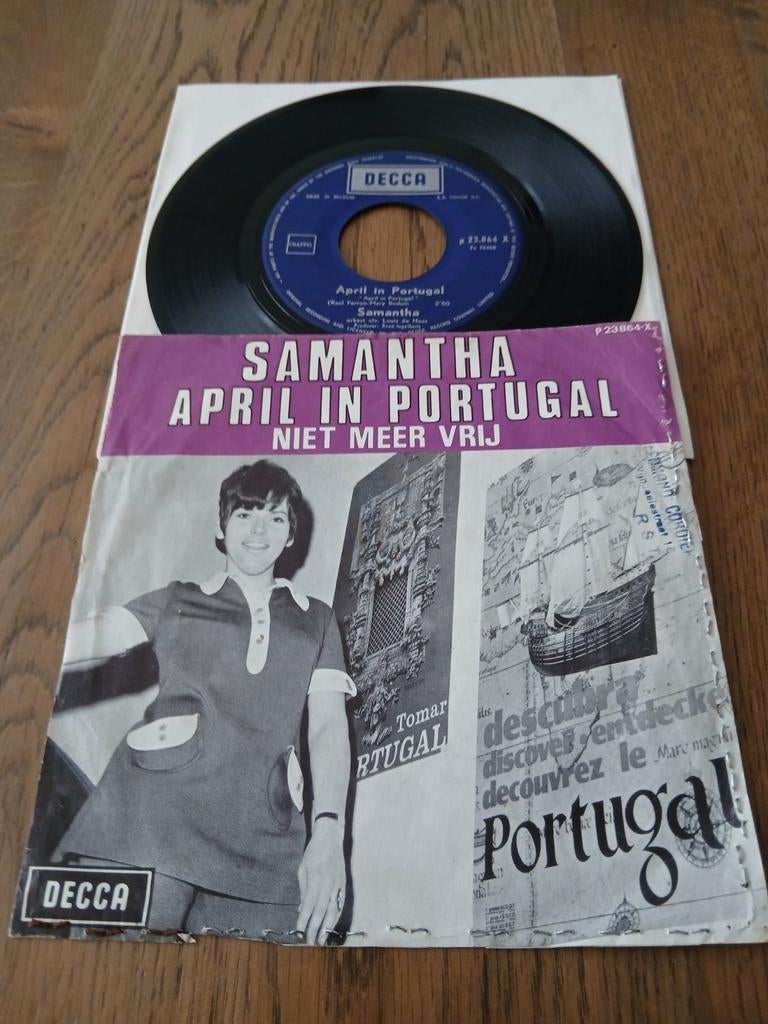 VINYL SINGLE   SAMANTHA  1970, Overige formaten, Ophalen of Verzenden, Levenslied of Smartlap, 1970 - 1979