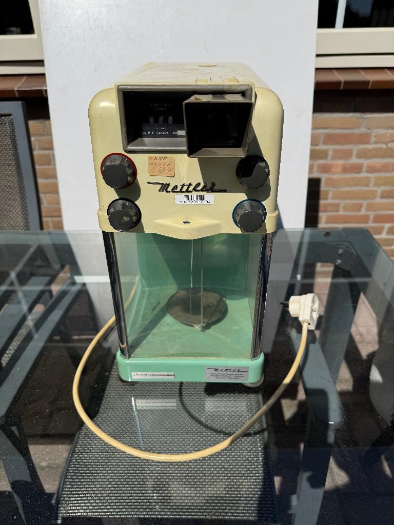 Mettler weegschaal vintage, Doe-het-zelf en Verbouw, Weegschalen, Ophalen, Gebruikt, Precisieweegschaal