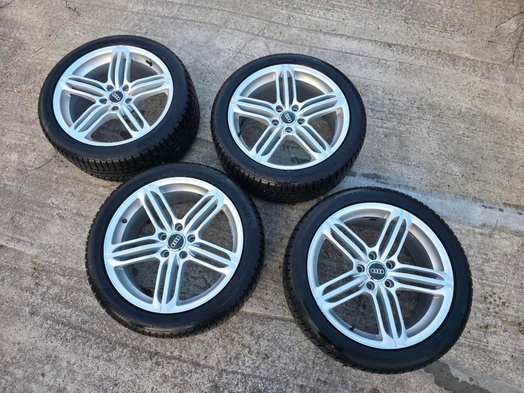 Audi S4/A4 peeler  velgen | 245/40/18 inch | Nette staat, Ophalen of Verzenden