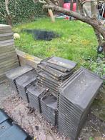 Gebruikte dakpannen, donkergrijs 62 stuks, Ophalen
