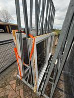 Kunststof kozijnen met dubbelglas, Ophalen, Gevelraam of Ruit, Gebruikt, 80 tot 120 cm