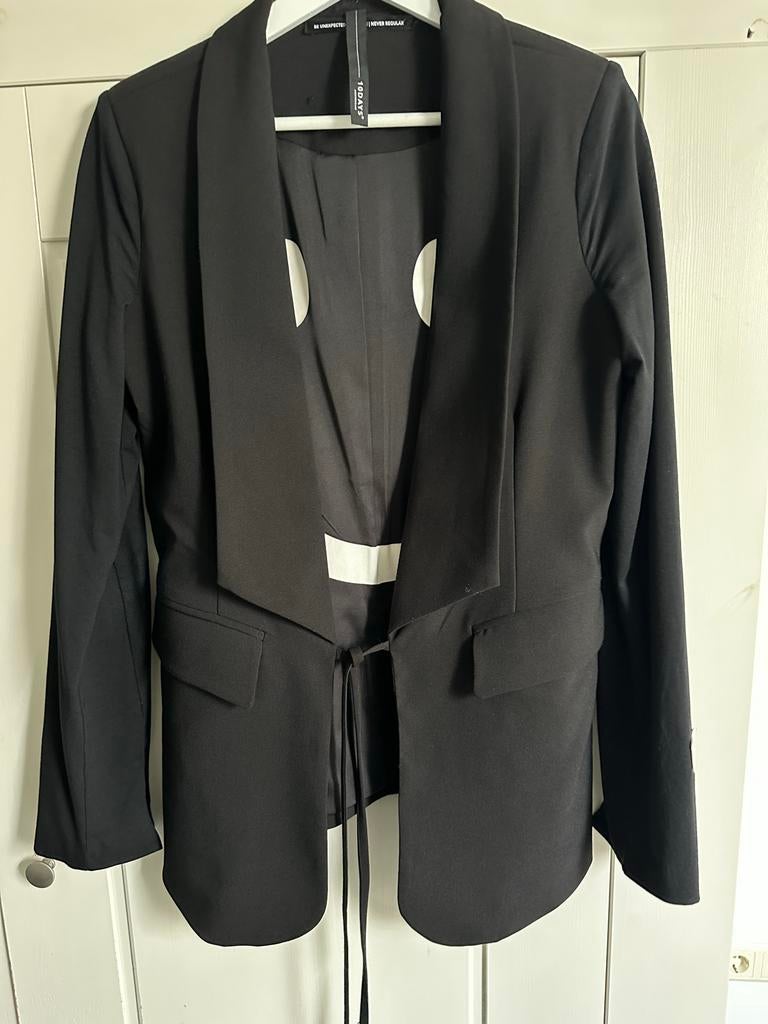 10DAYS Colbert Zwart Maat 1 - Zo goed als nieuw, Zwart, Ophalen of Verzenden, Zo goed als nieuw, Jasje