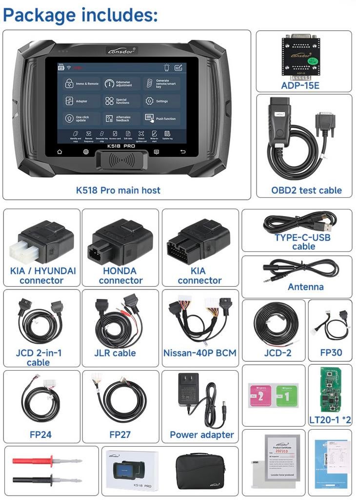 Lonsdor K518 pro Full software key program, Auto diversen, Autogereedschap, Ophalen of Verzenden