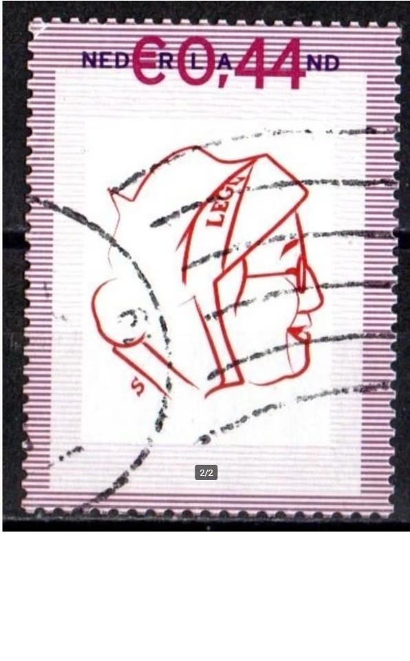 Nederland Leger des Heils Majoor Bosshardt gestempeld, Ophalen of Verzenden, Na 1940, Gestempeld