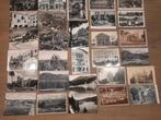 29 Oude onbeschreven zwart wit kaarten van steden., Ophalen of Verzenden, 1940 tot 1960, Ongelopen, Overig Europa
