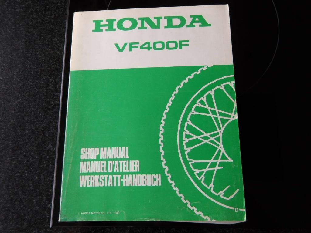 werkplaatshandboek Honda VF400F 1983, Verzenden, Honda