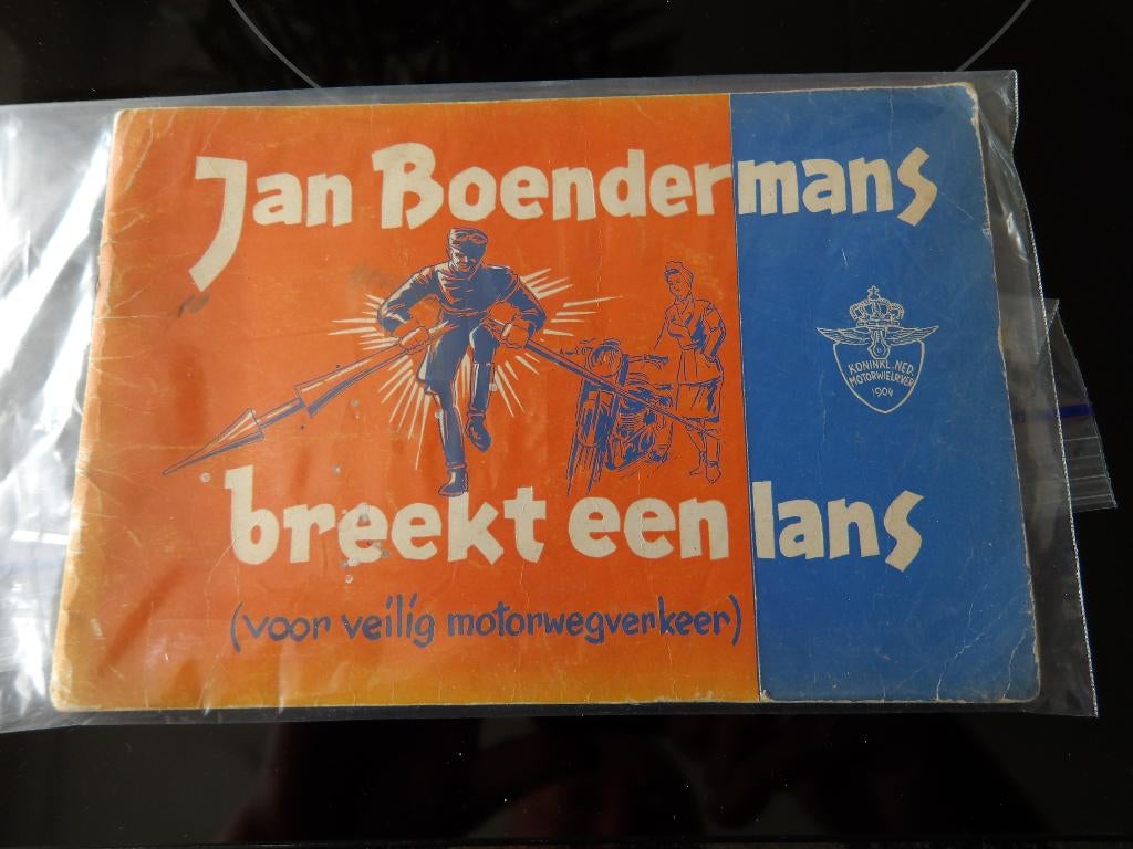 Jan Boendermans breekt een lans (veilig motorverkeer) KNMV, Verzenden, Zo goed als nieuw, Algemeen