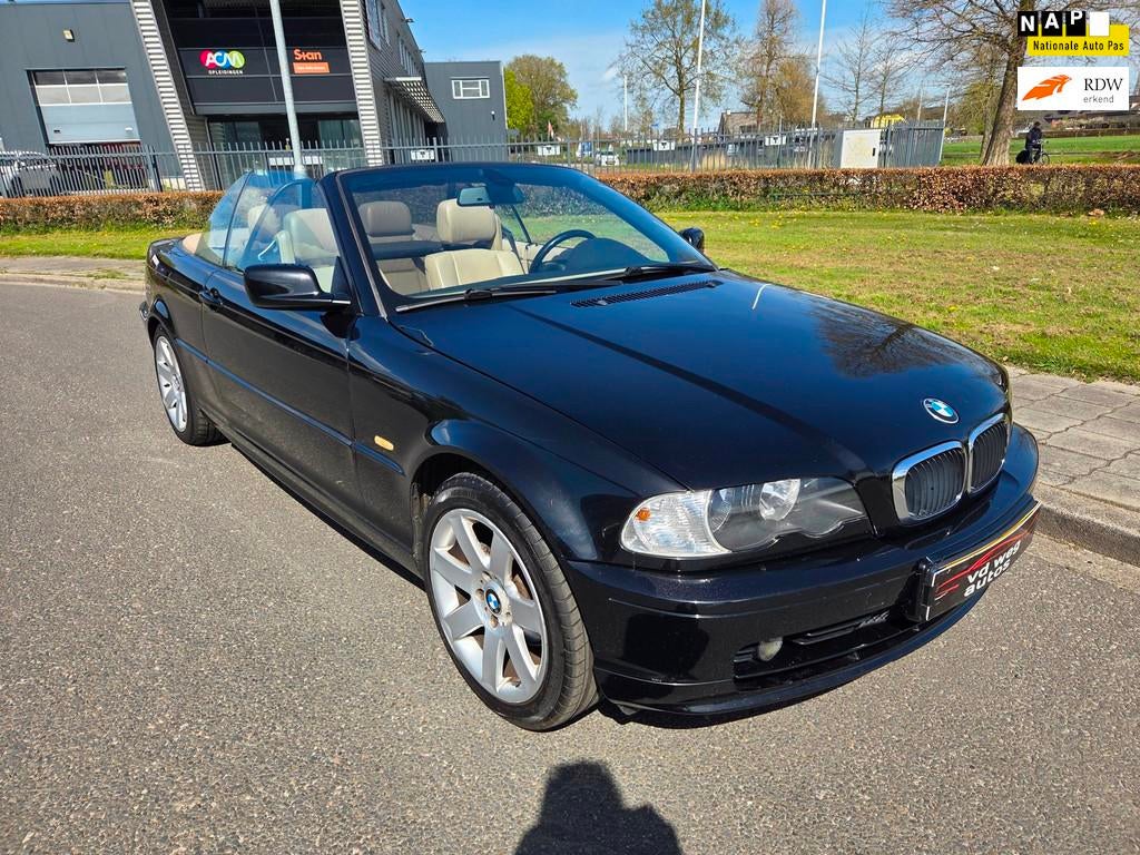 BMW 3-serie Cabrio 318Ci Executive leer, Auto's, BMW, 13 km/l, Achterwielaandrijving, 680 kg, 4 stoelen