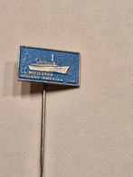 335 SS Rotterdam Holland-Amerika Lijn Speldje, Verzamelen, Ophalen of Verzenden, Gebruikt, Stad of Land, Speldje of Pin
