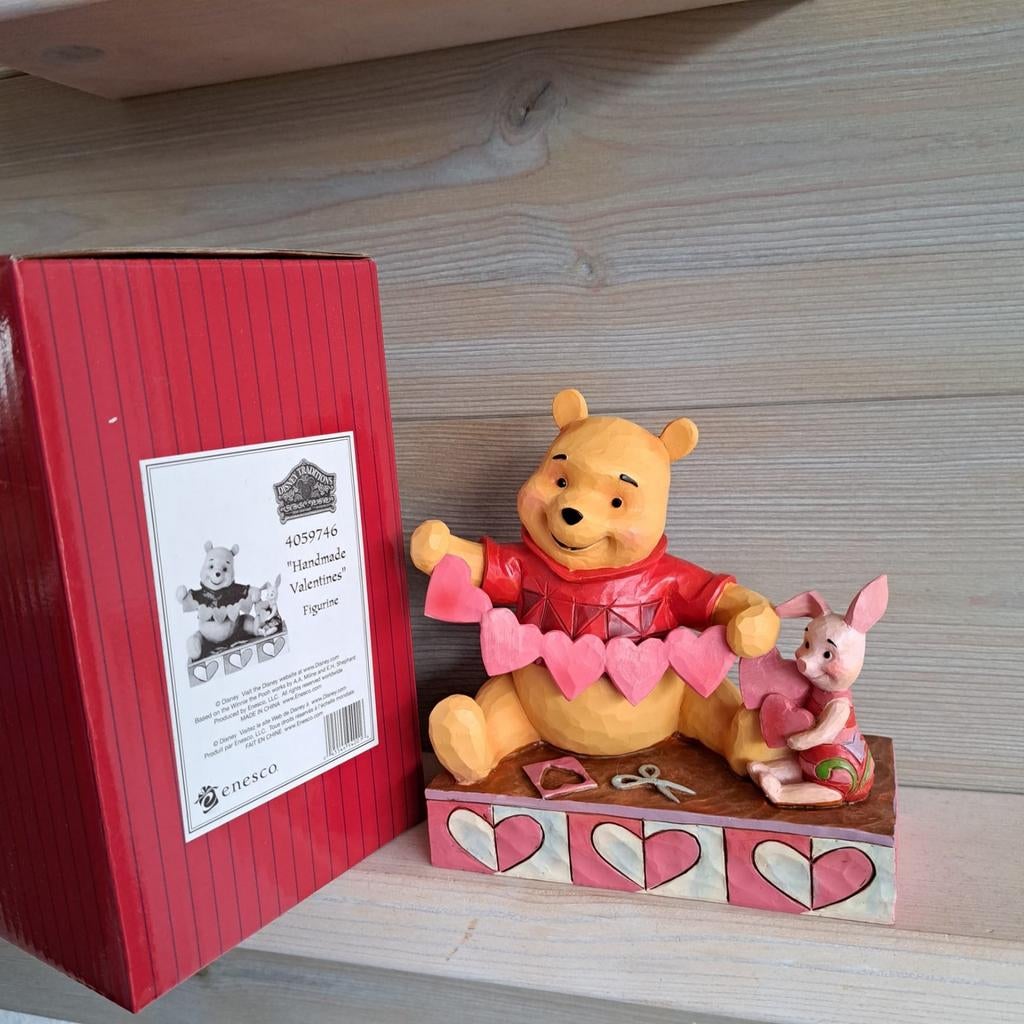 Disney Traditions Winnie de Poeh en Knorretje Beeldje, Ophalen of Verzenden, Winnie de Poeh of vrienden, Zo goed als nieuw, Beeldje of Figuurtje
