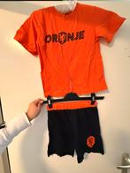 Knvb officieel Shortama voetbal tenue Oranje 122/128, Kinderen en Baby's, Kinderkleding | Maat 128, Ophalen of Verzenden, Zo goed als nieuw