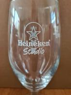Heineken Studio dubbeldruk glas Amsterdam 750 jaar, Ophalen of Verzenden, Nieuw, Glas of Glazen, Heineken