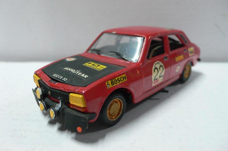 peugeot 504 - african rally-basis norev- 1/43 -KOOPJE-, Hobby en Vrije tijd, Modelauto's | 1:43, Gebruikt, Auto, Norev, Verzenden
