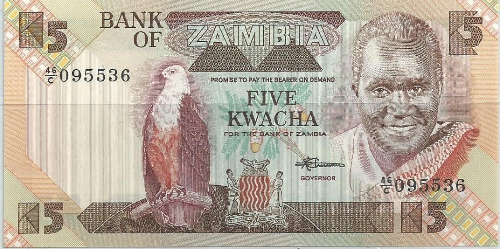 ZAMBIA*, Postzegels en Munten, Bankbiljetten | Afrika, Ophalen of Verzenden, Zambia, Los biljet