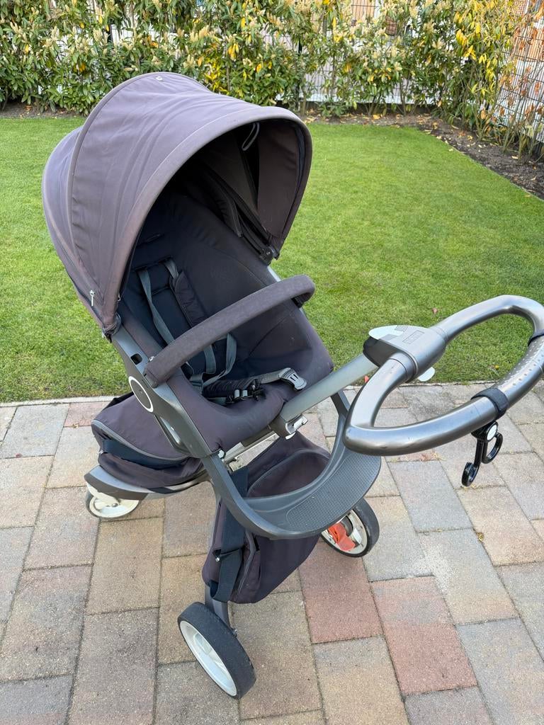 Stokke Xplory kinderwagen, Kinderen en Baby's, Kinderwagens en Combinaties, Gebruikt, Kinderwagen, Overige merken, Verstelbare duwstang