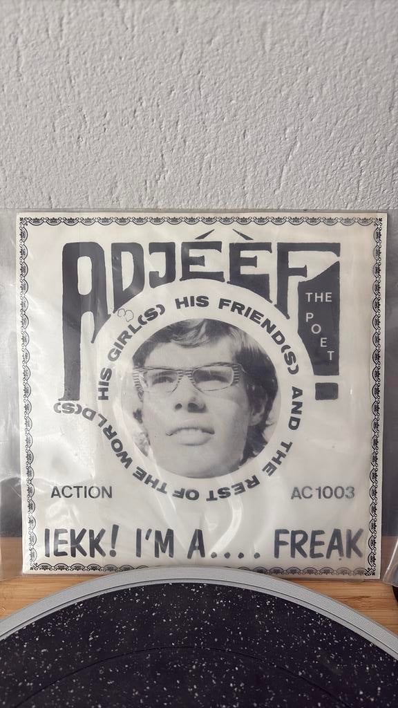 Adjeèf The Poet - Iekk! I'm A.... Freak (Vinyl, 1967), Cd's en Dvd's, Vinyl | Overige Vinyl, Ophalen of Verzenden, Gebruikt, 7 inch