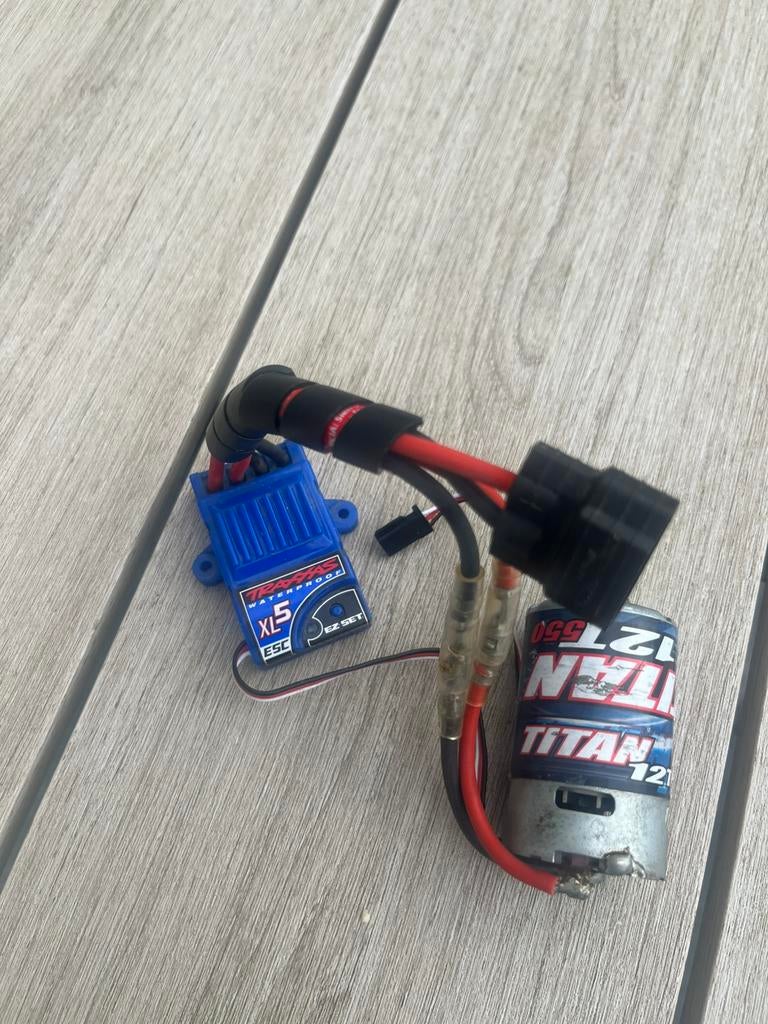 Traxxas XL5 esc met motor, Ophalen of Verzenden, Zo goed als nieuw, Onderdeel