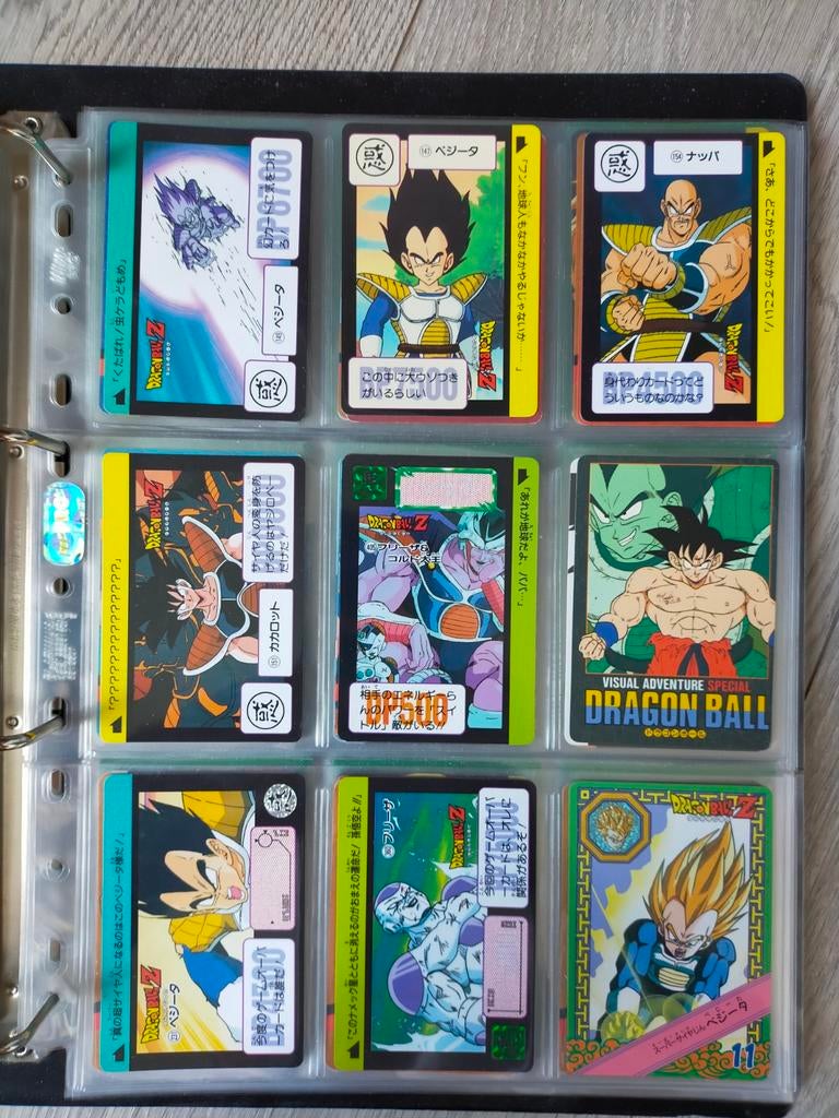 Japanse Dragon Ball Z Carddass Kaarten Collectie, Hobby en Vrije tijd, Verzamelkaartspellen | Overige, Ophalen of Verzenden, Zo goed als nieuw