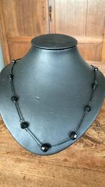 Antieke zwarte kralen rouw ketting, Sieraden, Tassen en Uiterlijk, Antieke sieraden, Ophalen of Verzenden, Overige materialen