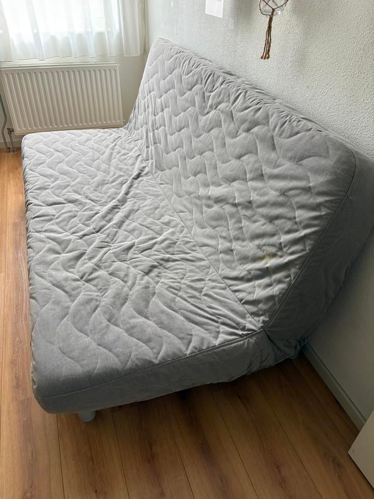 Slaapbankje, Ophalen, Tweepersoons, 140 cm, Zo goed als nieuw