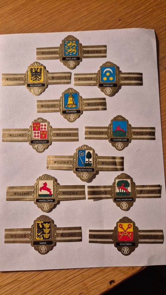 Sigarenbanden Friesland, Ophalen, Sigarenbandjes