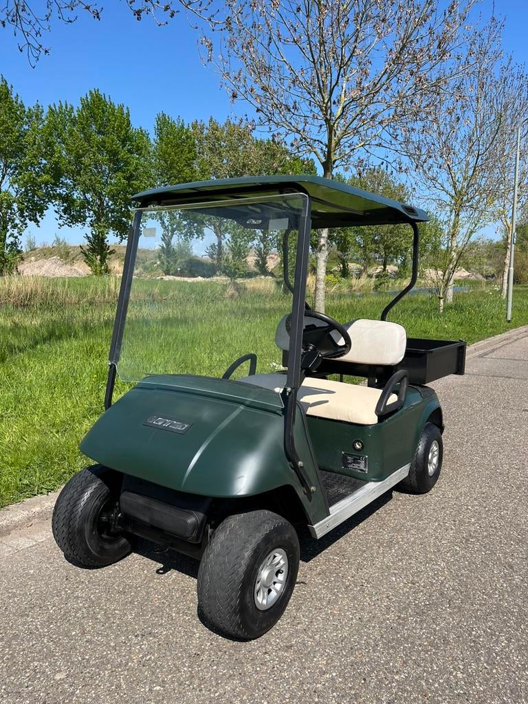 Electrische golfkar met bakje en trekhaak, Ophalen, Zo goed als nieuw, Golfkar