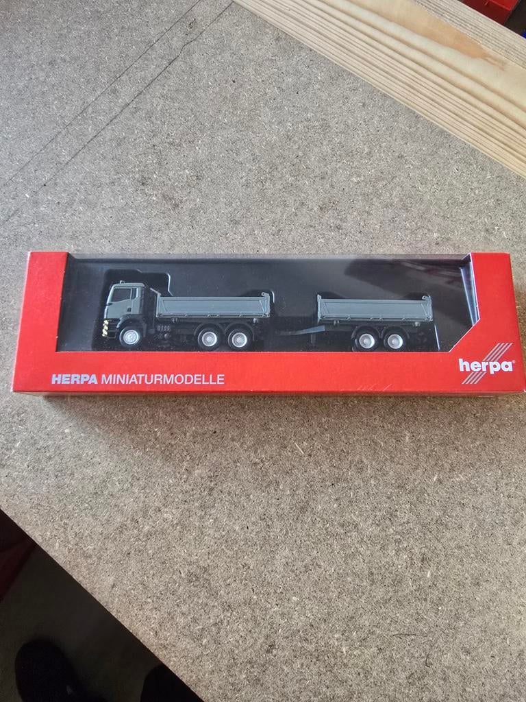 1353 man tgs nn kipper combi, Ophalen of Verzenden, Nieuw, Bus of Vrachtwagen, Herpa