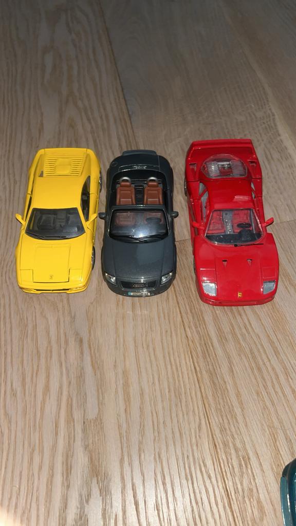 Ferrari F355, Ferrari F40, Audi TT, Ophalen of Verzenden, Zo goed als nieuw, Maisto