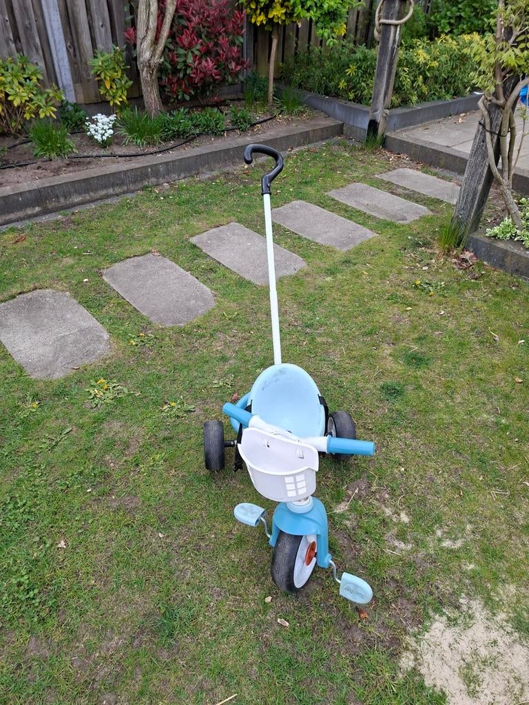 Smoby driewieler met drukstang, Ophalen of Verzenden