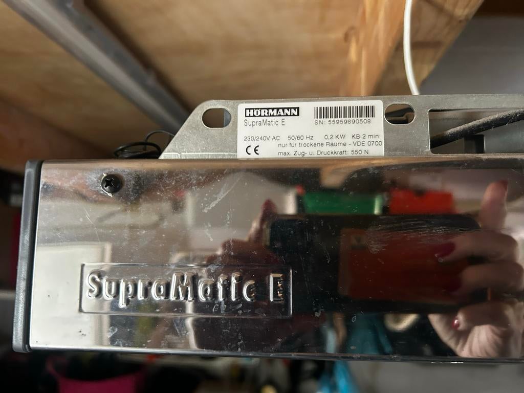 Hörmann SupraMatic E automatische garagedeuropener, Ophalen of Verzenden, Zo goed als nieuw, Rvs, Overige typen