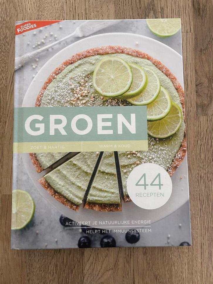 Super Foodies Groen Kookboek, Boeken, Kookboeken, Zo goed als nieuw, Overige typen, Gezond koken, Ophalen of Verzenden