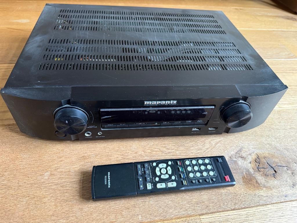 Marantz NR1504 AV Receiver, Audio, Tv en Foto, Versterkers en Receivers, Zo goed als nieuw, 5.1, 60 tot 120 watt, Marantz, Ophalen